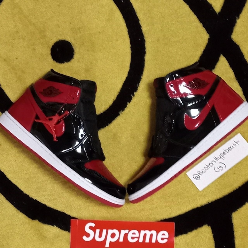 Jordan 1 "Patent Leather Bred" DS/Replacement Box